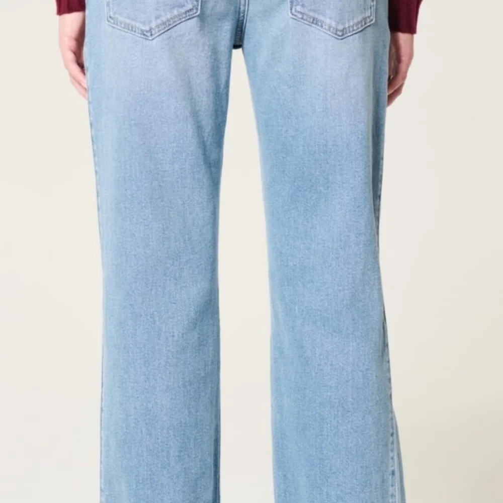 Hollister Light Blue Distressed Women Jeans - Picture 2 of 4